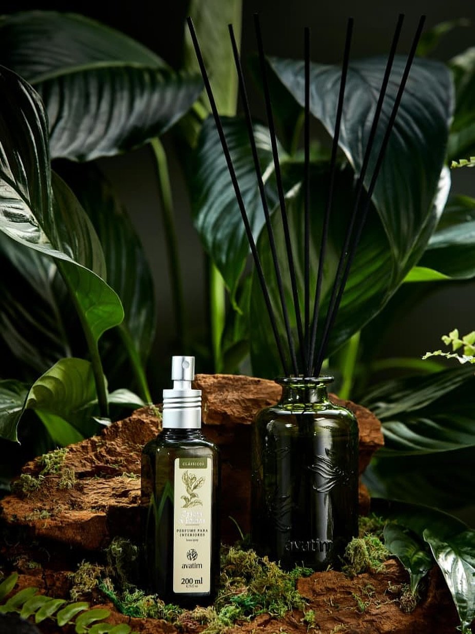 Difusor com plantas — aromatização de ambientes